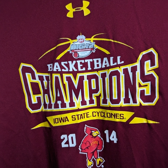 Like new Iowa State Cyclones ISU big 12 champs 2014 shirt - Picture 2 of 4
